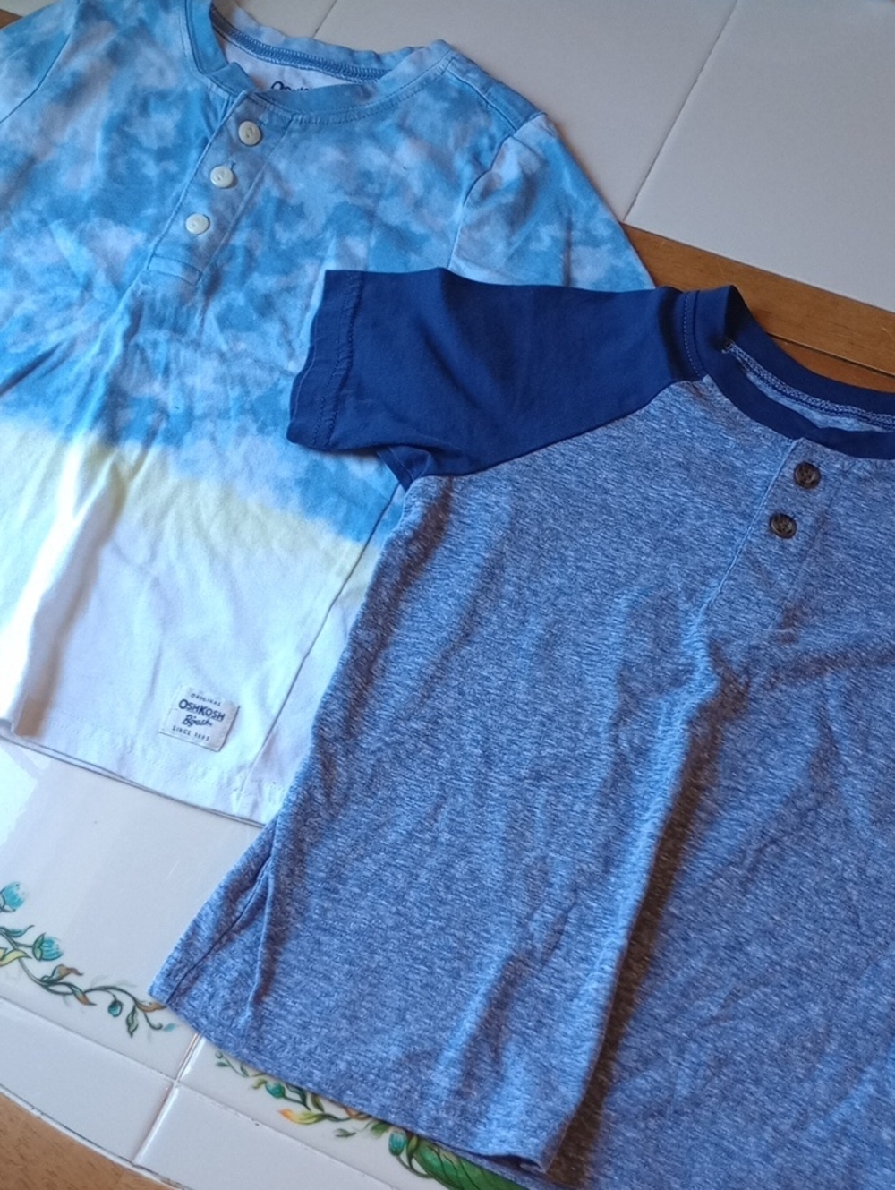 Boys Blue Shirts Bundle Lot of 2